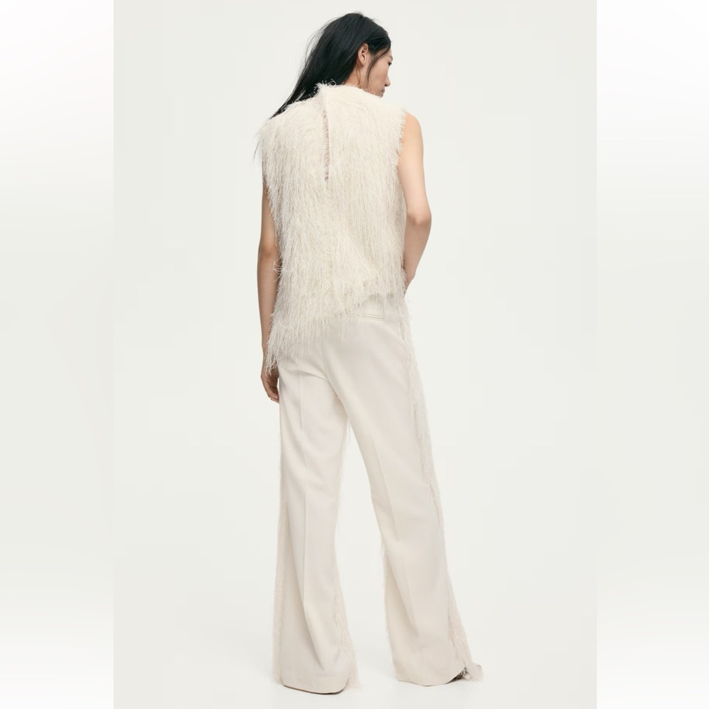 New H&M Fringe Pants - Picture 4 of 6